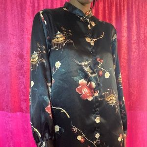 🌸Mandarin Collared Button-Up Shirt🌸